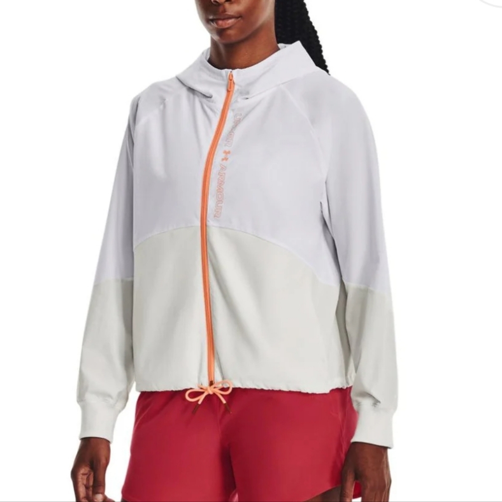 Under Armour Woven Full-Zip Jacket - Women Size Medium